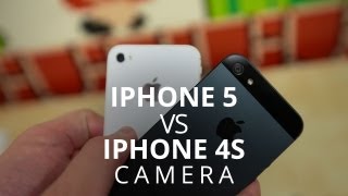 iPhone 5 vs iPhone 4S  Camera [upl. by Ahsiak]