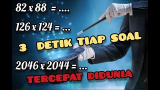 HITUNG DILUAR KEPALA PERKALIAN RATUSAN RIBUAN TERCEPAT  FASTEST MULTIPLICATION [upl. by Dorr]