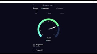 Megacable 150 Megas Fibra Óptica Prueba de Velocidad [upl. by Hiram]