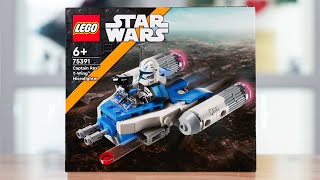 LEGO Star Wars 75391 CAPTAIN REX YWING MICROFIGHTER Review 2024 [upl. by Hunsinger]