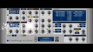 FREE VST SYNTHESISER FREE ALPHA SOUND DEMO [upl. by Harlene658]