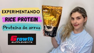 Experimentando Rice Protein Proteína de arroz Growth [upl. by Rento]