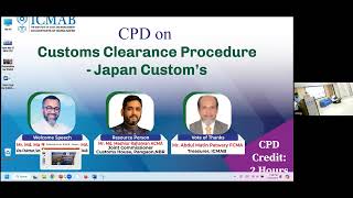 Name ICMAB  CPD program on “Customs Clearance ProcedureJapan Custom’squot  ICMAB [upl. by Nyrrad]