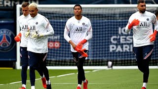 PSG GOALKEEPER TRAINING SESSION 1 • Keylor navas  Donnarumma [upl. by Retsam438]