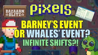 BARNEYS EVENT OR WHALES EVENT INFINITE SHIFTS pixels [upl. by Tomlin]