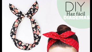 DIY DIADEMAS PARA EL CABELLO HAZ ACCESORIOS PARA EL CABELLO  MARYTÓ CHOCOLATE [upl. by Jeniffer69]