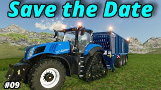 🟡FS22  Harvest the Oat Cutting the Grass amp buy a cool forage wagon 09 [upl. by Files]