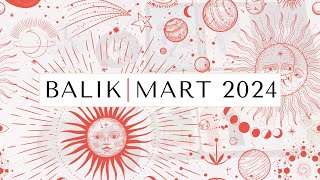 BALIK BURCU MART 2024 Aylık Burç Yorumları  Tarot Falı [upl. by Ebby]