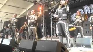 Mariachi El Bronx plays quot48 Rosesquot at Bonnaroo 2012 [upl. by Ynnor]