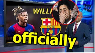 quotNico Williams Announces His Move to Barcelona Shocks Paris by Rejecting Their Huge Financial Offer [upl. by Towland]