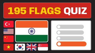 195 MultipleChoice Flags Quiz  Flag Guessing Challenge flagquiz [upl. by Animehliw]