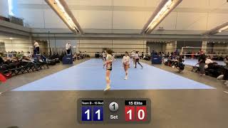 2423 vs 15 Elite Sports Ohio Volleyball Set 1  2515 [upl. by Ecnaret]