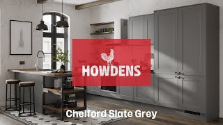 Howdens Chelford Slate Grey Shaker Kitchen [upl. by Acile]