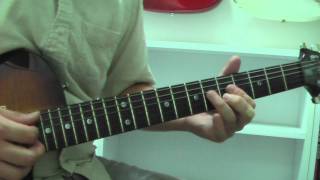 B Funk  Guitar Solo Tutorial  Richie Kotzen [upl. by Reviel]