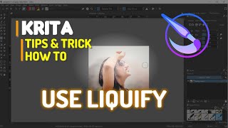 Krita How To Use Liquify [upl. by Elokcin]