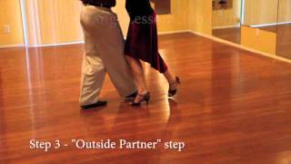 Argentine Tango 8 Step Basic with Instructions [upl. by Bower374]