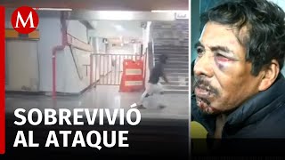 Plácido Martínez narra su experiencia tras el ataque en el Metro de la CdMx [upl. by Silrak777]