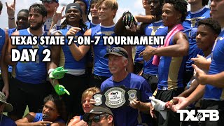 Texas State 7on7 Tournament DAY 2 Highlights txhsfb 7on7 football highlights [upl. by Ruyle]