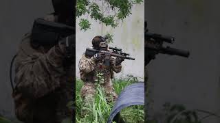 Airsoft Ghillie Hides Like A Pro  Clip 1517 shorts [upl. by Rolland950]