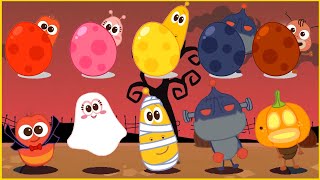 HALLOWEEN MONSTERS AND OTHER SONGS  15MIN  LARVA KIDS  SUPER BEST SONGS FOR KIDS [upl. by Kaela]