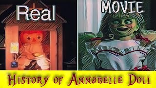 HISTORY OF ANNABELLE DOLL shortvideo facts history viralvideo shorts bhoot youtube [upl. by Soisanahta]