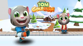 🚩🏴😎Football Tom Unlocking New Map amp Build Frosty Toms House Talking Tom Gold Run [upl. by Palladin]