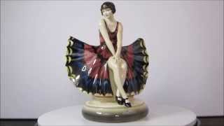 Lorenzl Goldscheider Art Deco Butterfly Figure [upl. by Eiuqcaj847]