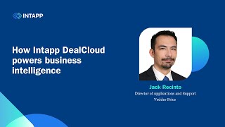 How Intapp DealCloud powers business intelligence [upl. by Sardse849]