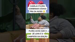 Flora e Camila combina de dar sinal no Rodrigo faro de novo 🤣 curtição afazenda16 [upl. by Hannaoj]