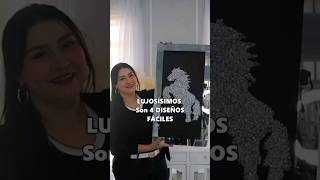 LUJOSOS CUADROS FÁCIL RÁPIDO Y CON POCO DINERO😱shortsvideo [upl. by Mojgan]