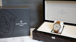 4K Review Patek Philippe Calatrava Weekly Calendar 5212A Unboxing [upl. by Phyl661]