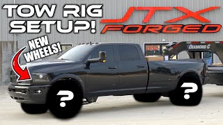 RAM 3500 Tow Rig Gets NEW WHEELS amp TIRES BIGGEST SETUP YET [upl. by Austina508]