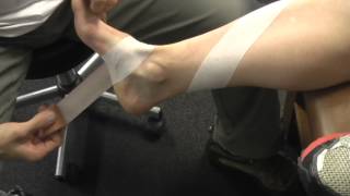 Antipronation taping Leukotape [upl. by Eibot]