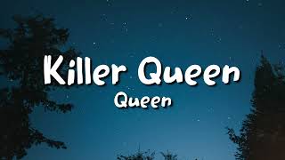 Queen  Killer Queen lyrics [upl. by Nai]