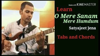 Learn  O Mere Sanam Mere Humdum Chahta Rahu Janam Janam Guitar Tabs  TutorialSatiyajit [upl. by Elfrida]