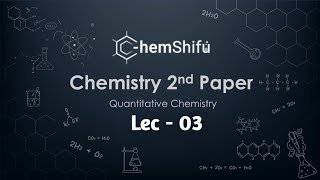 পরিমাণগত রসায়নLec03Quantitive Chemistry  HSC Chemistry 2nd PaperChapter 3 [upl. by Isleen]