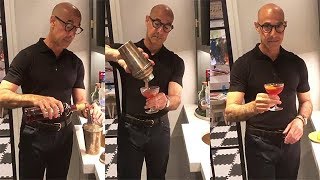 Fans Are Enthralled By Stanley Tucci’s Negroni Making Skills [upl. by Iclek]