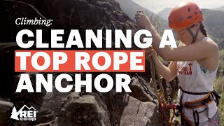 Rock Climbing Cleaning a Top Rope Anchor [upl. by Durarte]