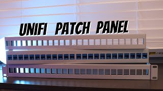 Unifi patch panel [upl. by Donoho]