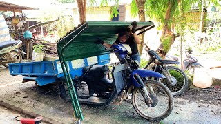 Repair and renovate neglected threewheeled vehicles [upl. by Bathulda]