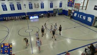 Immaculate Conception Catholic School vs West Prairie Girls Basketball [upl. by Hornstein]