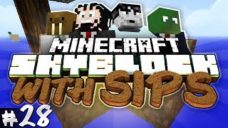 Minecraft Skyblock with Yogscast Sips 28  Creepy Elf [upl. by Sadick]