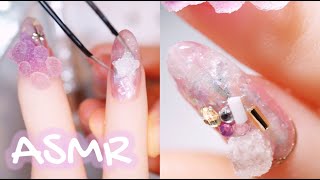 【囁き声ASMR】甘々お菓子🍬💖ネイルサロンのロールプレイ [upl. by Enneillij]