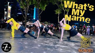 KPOP IN PUBLIC  ONE TAKE MAVE 메이브  Whats My Name  DANCE COVER  ZAXIS FROM SINGAPORE [upl. by Naraa]