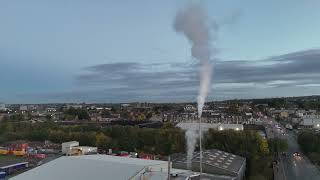 Behind the wall at seabrook crisps factory 🏭 Bradford drone video October 2024 seabrookcrisps audit [upl. by Jania]