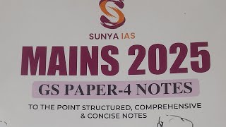 SUNYA IAS GS PAPER 04  ETHICS UPDATED UPTO SEPTEMBER 2024 [upl. by Beilul800]