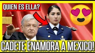 Conoce a la mujer cadete detrás de AMLO Noticias Mexico AMLO [upl. by Acilejna386]