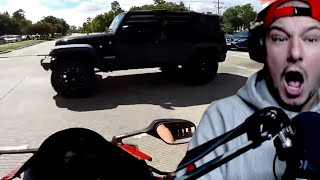 6Foot4Honda REACTS to Motorcycle Road Rage Crashes and Close Calls [upl. by Noleta]