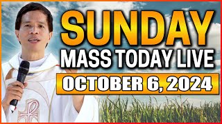 SUNDAY FILIPINO ONLINE LIVE MASS TODAY  OCTOBER 6 2024  FR FIDEL ROURA [upl. by Htebasile]