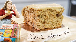 A MUST TRY Applesauce Spice Cake Betty Crocker Classic Recipe [upl. by Nyliak]